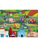 Vehicles book and 3D puzzle set by Sassi