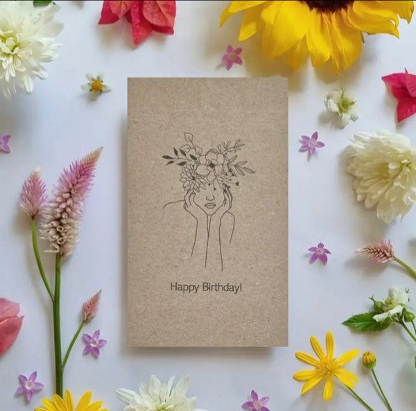 Bee Kind Wildflower Seeds packet – Happy Birthday