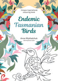 Endemic Tasmanian Birds colouring book by Anna Mykhalchuk