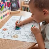 Hey Doodle reusable colour-in silicone placemat