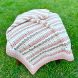 Custom ‘knots of love’ crochet blanket by Lily & Dot