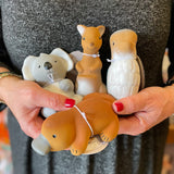 Tikiri  natural rubber teether — Australian animals