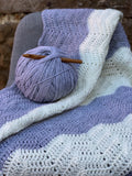 Custom order ‘ripple’ crochet blanket by Lily & Dot