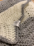 Custom order ‘ripple’ crochet blanket by Lily & Dot
