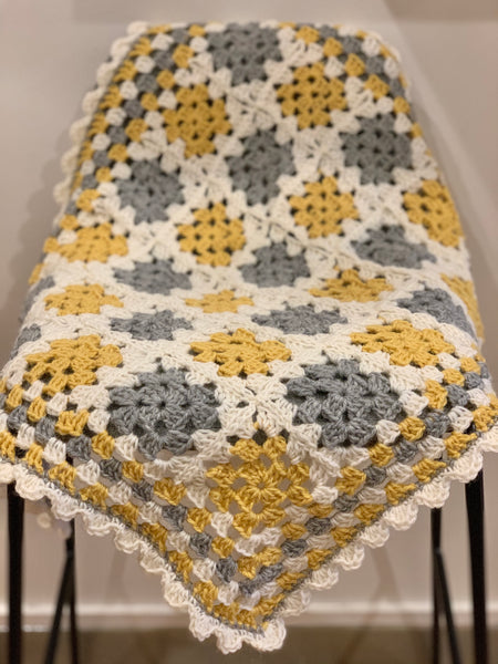 Custom order crochet granny square blanket