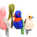 Felt cot mobile by Tara Treasures – Australian Birds