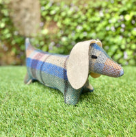 Vintage blanket dachshund by Sixpence