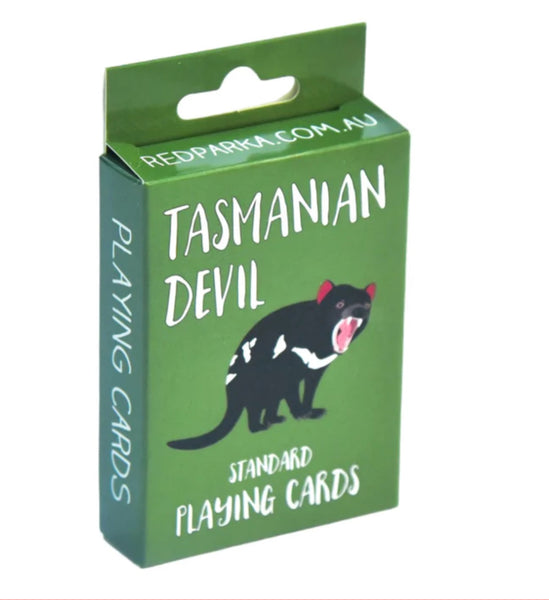Red Parka Tasmanian Devil standard playing cards