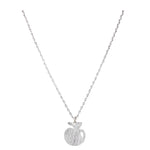 Silver apple necklace by Tiger Tree