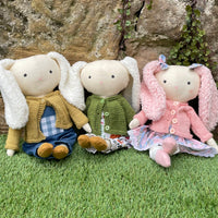 Fabric  bunny doll by Huggables