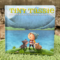 Tiny Tassie Backpack Jack’s Island Adventure board book by Alice Hansen