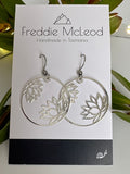 Stainless steel earrings by Freddie McLeod Tasmania