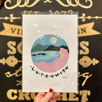 Lutrawita Wineglass Bay A4 art print by  Sense of wild