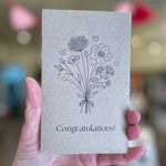 Bee Kind Wildflower Seeds packet – Congratulations