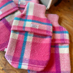 Vintage blanket hot water bottle cover