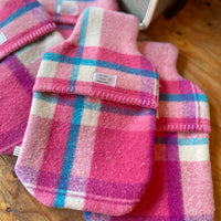 Vintage blanket hot water bottle cover
