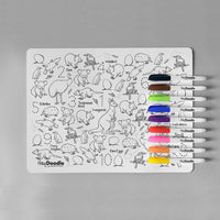 Hey Doodle reusable colour-in silicone placemat