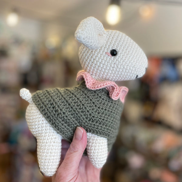 Ada the crochet lamb