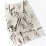 Cotton baby blanket – Clancy Koala
