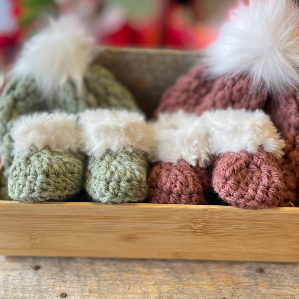 Baby booties by Duck Duck Moose