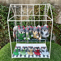 Snuggle Puggle hand-embroidered felt Tasmanian Devil Christmas decoration