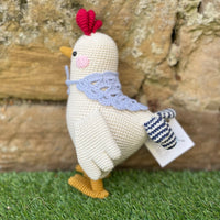 Greta the crochet Hen