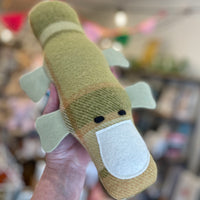 Vintage blanket platypus by Sixpence (plaid)