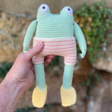 Phillipa the crochet frog