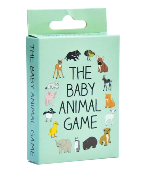 Red Parka Baby Animal card game
