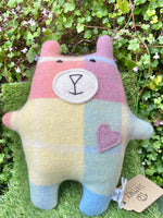 Vintage blanket bear by Sixpence