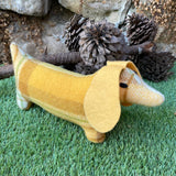 Vintage blanket dachshund sausage dog by Sixpence