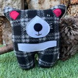 Vintage blanket Tasmanian devil by Sixpence (plaid)