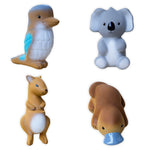 Tikiri  natural rubber teether — Australian animals