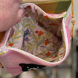 Vintage blanket zip bag by Sixpence