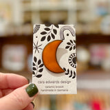 Cara Edwards ceramic brooch