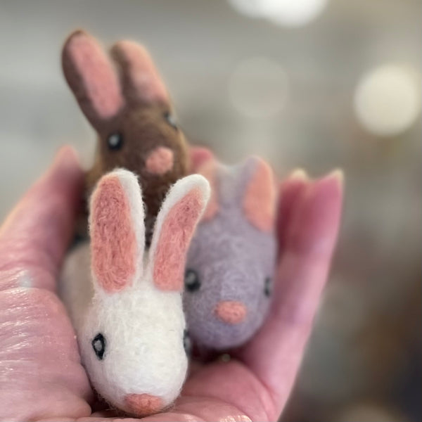 Tara Treasures felt bunny