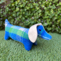 Vintage blanket dachshund by Sixpence