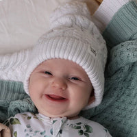 Organic baby knit beanie by Snuggle Hunny