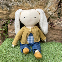 Fabric  bunny doll by Huggables