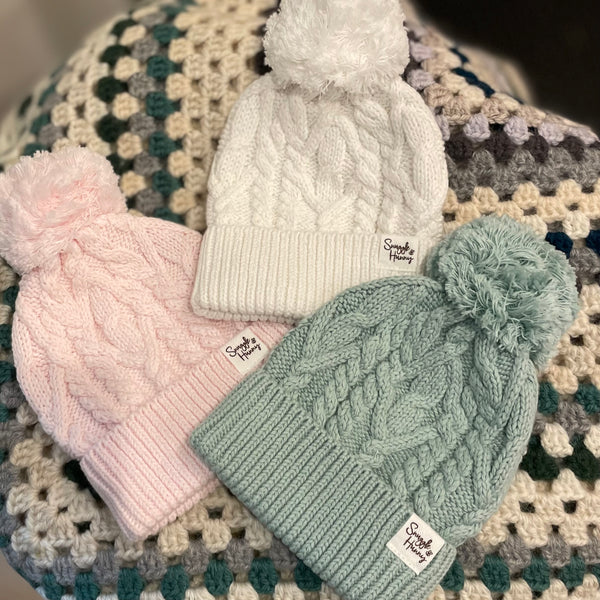 Organic baby knit beanie by Snuggle Hunny