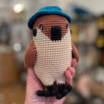 Jaime the crochet sparrow