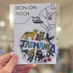 Tasmania iron on patch by Pigment