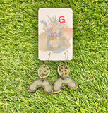 Nanna Woo ceramic earrings (various)