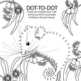 Ten Tassie Babies Tour Tasmania colouring activity book