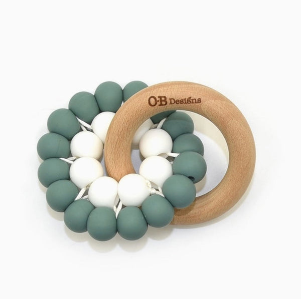 Eco-friendly teether toy by OB Designs - ocean
