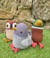 Viola the crochet pigeon