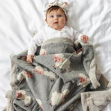 Cotton baby blanket – Bo Peep