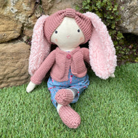 Fabric  bunny doll by Huggables