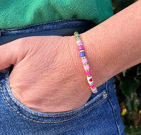 Enamel stacking bracelet by Greenwood Designs