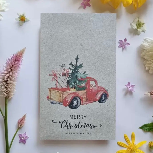 Bee Kind Wildflower Seeds packet – Christmas truck